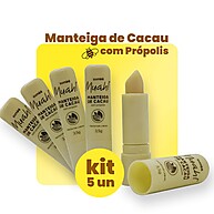 Manteiga de Cacau com Própolis: Hidratação Intensa para os Lábios - imagem 1