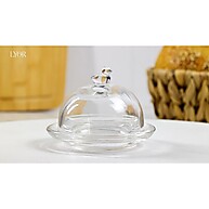 Manteigueira Pássaro de Cristal Lyor: Elegância à Mesa - imagem 1