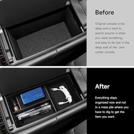 Organizador de Console Central para Lexus RX 350/350h/500h 2023-2024: Mantenha Tudo em Ordem! - imagem 5