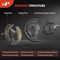 Protetor de Poeira Traseiro A-Premium para Ford F-150 (2012-2020) - Freio Manual - imagem 4