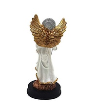 Imagem do Anjo São Rafael em Resina 20 cm - Escultura com Acabamento Premium e Pintura Manual - imagem 5