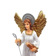 Imagem do Anjo São Rafael em Resina 20 cm - Escultura com Acabamento Premium e Pintura Manual - imagem 3