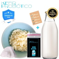 Kit Completo de Kefir de Leite – Grãos Ativos, Tampa Voal e Manual Exclusivo - imagem 2