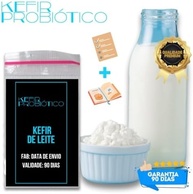 Kefir de Leite Colônia Pronta Com Manual Completo Ganhe Livro de Receitas Tudo Kefir de Leite! - imagem 2