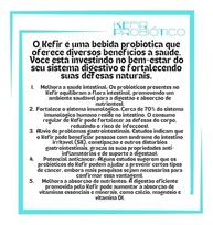 Kit Kefir De Leite + Vidro 250ml + Tampa Voal + Peneira Colônia Viva Pronta Com Manual Completo - imagem 5