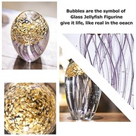 Estatueta de Água-viva em Cristal Soprado à Mão - Decoração Elegante e Exclusiva para Casa e Escritório - imagem 5