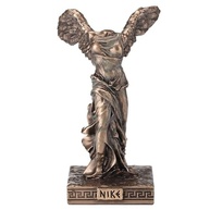 Estatueta Nike de Samotrácia 9,5cm - Resina Pintada à Mão - Obra de Arte Colecionável - imagem 1