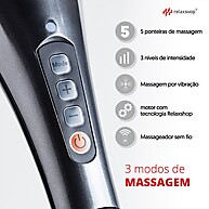 Massageador Sem Fio Easy Pro: Alívio Profissional na Palma da Mão - imagem 2