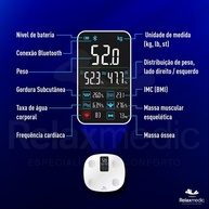 Balança Bioimpedância Relaxmedic: Saúde na Palma da Mão - imagem 2