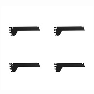 Mão Francesa para Bandeja 30cm: Kit 4 Unidades Preto - imagem 1