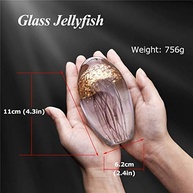 Estatueta de Água-viva em Cristal Soprado à Mão - Decoração Elegante e Exclusiva para Casa e Escritório - imagem 4