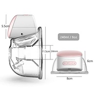 Homesen Bomba de Mama Vestível Elétrica - Mãos Livres, 3 Modos, 10 Níveis de Sucção, 8oz, 24mm - imagem 4