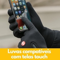 Luva Térmica Impermeável Touch-Screen: Mãos Quentes e Conectadas no Frio! - imagem 3