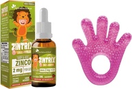 BUBA Mordedor Com Agua Maozinha Rosa + Zintrix Suplemento Infantil de Zinco 20ml Morango - Flora Nativa - imagem 1