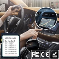 Mapa GPS Atualizado EUA/CAN/MEX 2021-2023 para Mazda CX-5, CX-9, CX-30, CX-50 e Mazda 3 | Cartão SD Navegação TD2K66EZ1B - imagem 2