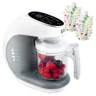 EVLA'S Máquina de Comida de Bebê com Vaporizador e Liquidificador - Tela Touch, 6 Bolsas Inclusas - imagem 2