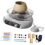 Mini Kit de Roda de Cerâmica com 8 Ferramentas - Máquina de Escultura para Iniciantes e Crianças - imagem 2