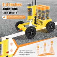 CAROD Máquina de Marcação de Linhas com Tinta Spray - Largura Ajustável 5 a 10cm - imagem 3