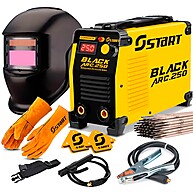 Máquina de Solda Black Arc 250 Start: Kit Completo com Máscara e Acessórios - imagem 1