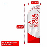 Wind Banner 2,15m: Impulsione Sua Marca! - imagem 1