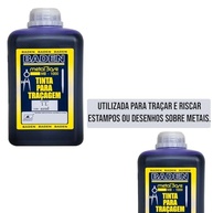 Tinta para Traçagem em Metal Azul Baden 1L - Precisão Profissional em Marcações - imagem 4