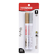 Marcador Prata e Dourado Yins Paper: Destaque! - imagem 1