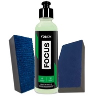 Vonixx Focus Kit Removedor de Marcas D'água para Vidros e Espelhos com Tacos de Carpete e Lona, 240ml - Limpeza Profissional Automotiva - imagem 1