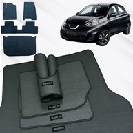 Tapete de Borracha Inteiriço e Porta-Malas para Nissan March: Proteção Total e Estilo Premium - imagem 1