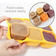 Forma para Congelar Elefante Marcus E Marcus - Silicone Macio, 6 Compartimentos, Tampa e Design Divertido - imagem 4