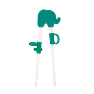 Palitinhos de Treinamento Elefante Marcus & Marcus - Verde Pequeno | Aprenda a Comer com Segurança e Diversão - imagem 1