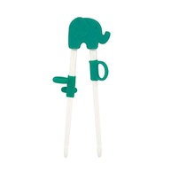 Palitinhos de Treinamento Elefante Marcus & Marcus - Verde Pequeno | Aprenda a Comer com Segurança e Diversão - imagem 2