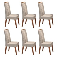 Kit com 6 Cadeiras em Madeira Maciça Vegas Marfim - Design Clássico e Conforto Duradouro para Ambientes Externos - imagem 2