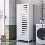 Armário Multiuso para Área de Serviço Marilia Branco – Organize com Estilo e Praticidade - imagem 1