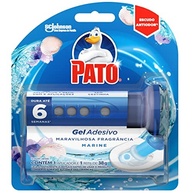 Pato Desodorizador Sanitário Gel Adesivo com Refil Marine - 1 Disco - imagem 2
