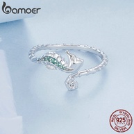 Anel Cavalo Marinho Prata 925 Bamoer: Elegância Marinha - imagem 2