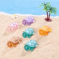 50 Mini Estatuetas de Tartarugas Marinhas Luminosas - Resina Brilha no Escuro para Decoração e Bricolagem - imagem 3