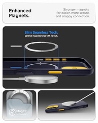 Capa Spigen Nano Pop MagFit para iPhone 17 - Azul-Marinho: Proteção e Estilo com Toque Aveludado - imagem 3