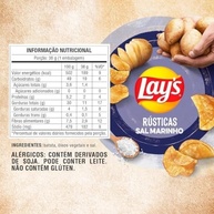 Batata Frita Lays Rústica Sal Marinho 68G - imagem 2