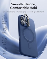 ESR Capa iPhone 17 Azul Marinho: Proteção Militar, MagSafe e Suporte Integrado - imagem 4