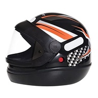 Capacete San Marino Diablo Preto/Laranja: Segurança e Estilo para Sua Pilotagem - imagem 2