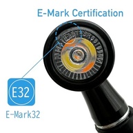 Sinalizador E-Mark LED para Moto: Iluminação Universal DC12V, IP67 à Prova d'Água - imagem 5