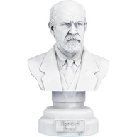 Busto de Sigmund Freud em Mármore - Estátua de Decoração para Estudantes e Profissionais da Psicanálise - imagem 1