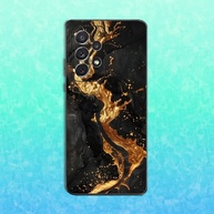 Capa Samsung: Mármore Black Gold – Elegância e Proteção - imagem 2
