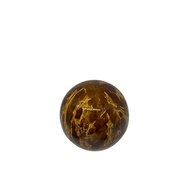 Bola Cerâmica Decorativa Marmorizada Média - Enfeite Elegante para Fruteira e Ambientes (Creme) - imagem 4