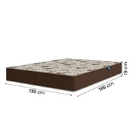 Colchão Casal Marquês 138x188cm Espuma D33 com EPS - Suporte Até 90kg por Pessoa | Umaflex - imagem 2