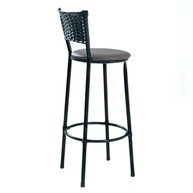 BANQUETA ALTA ENCAPADA MARROM - Estilo e Conforto para Cozinha, Bar e Área Gourmet - imagem 4