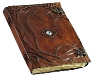 Livro de Feitiços Hocus Pocus - Encadernação Vintage Marrom 10x7 - imagem 2