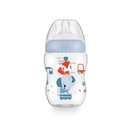 Mamadeira First Moments Marshmallow Azul 270ml - Bico Anticólico Fisher Price - imagem 1