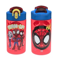 Garrafa Infantil Marvel Spider-Man 473ml - Zak Designs com Tampa de Bico e Alça - imagem 1