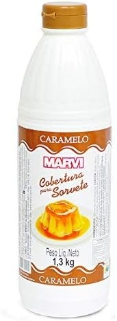 Cobertura para Sorvete Caramelo 1,3kg - Marvi - imagem 1